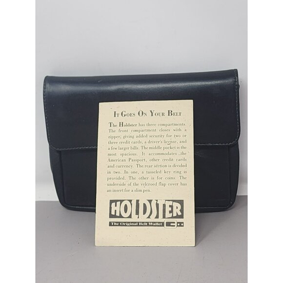 Genuine Leather Holdster Belt Wallet With Multiple Compartments‎ - Picture 3 of 8